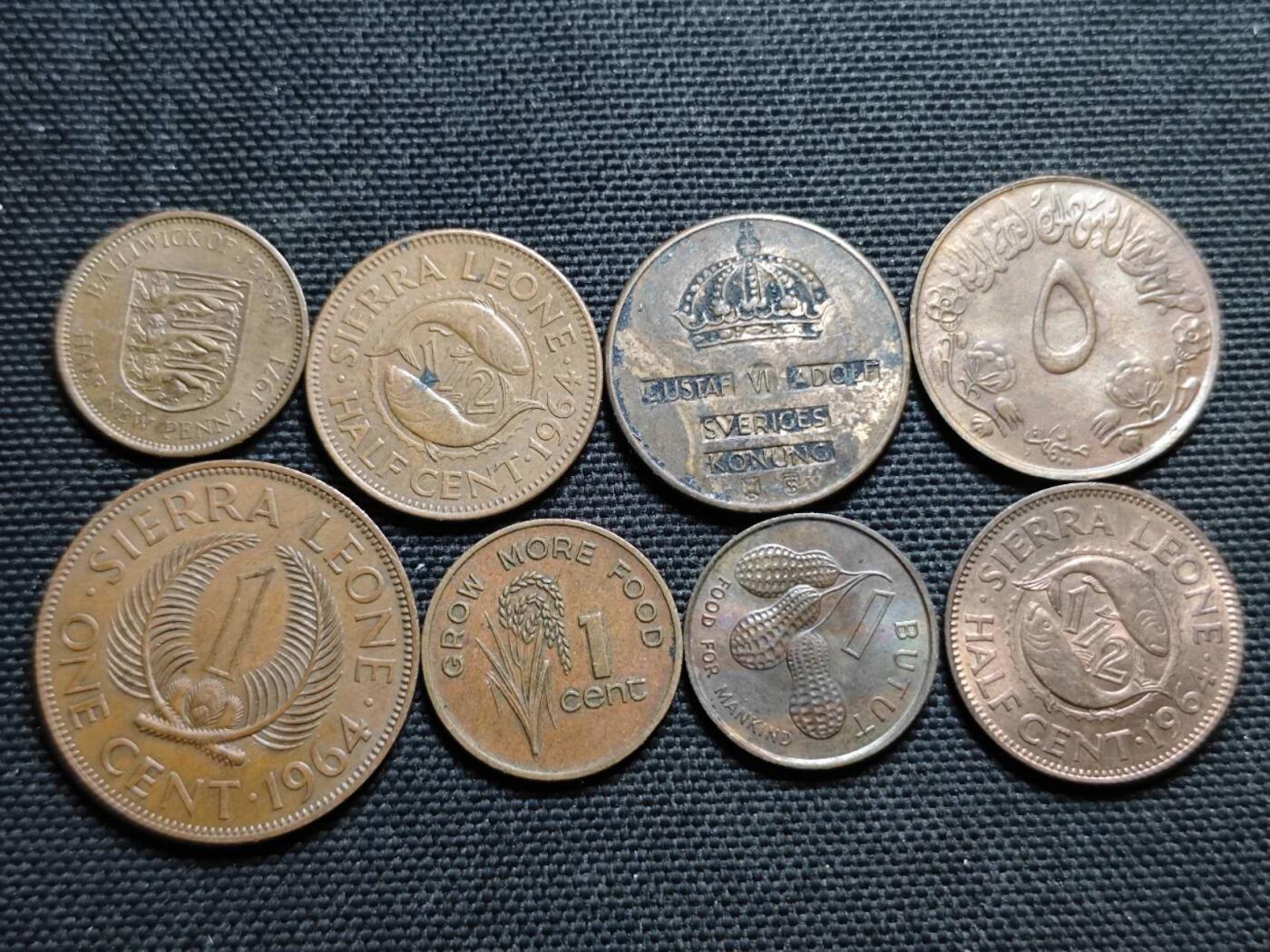 KK钱币收藏小铺  第359场  2月预留时间 周末发货  铜币一组8枚