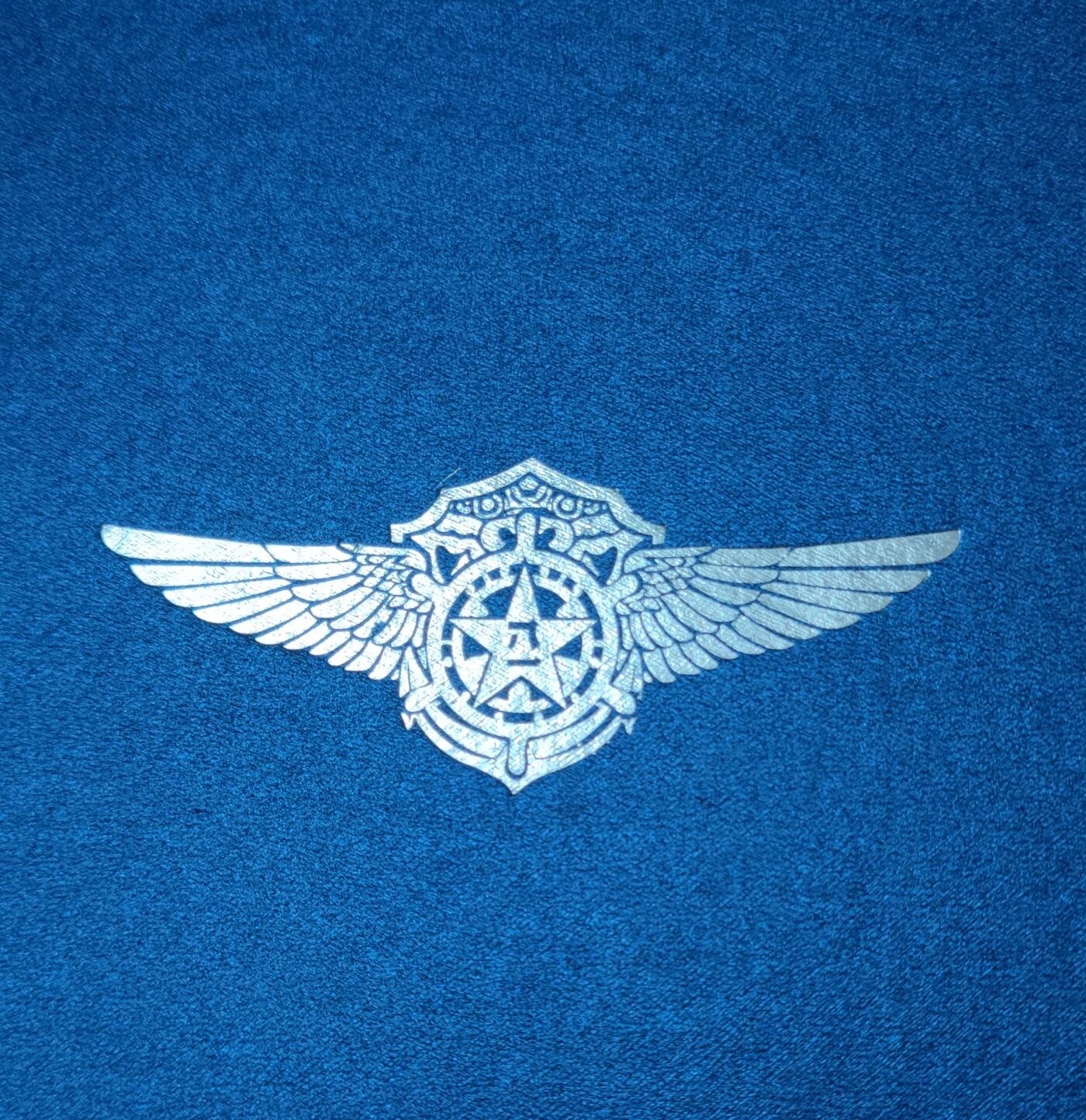 红色经典收藏拍卖专场第28期 库存品相 辽宁舰盾章带原盒  出访纪念品  不含笔记本电脑  可挂 可摆