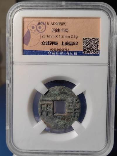 忠诚评级 美82西汉西铢半两④ - 忠诚评级 美82西汉西铢半两④