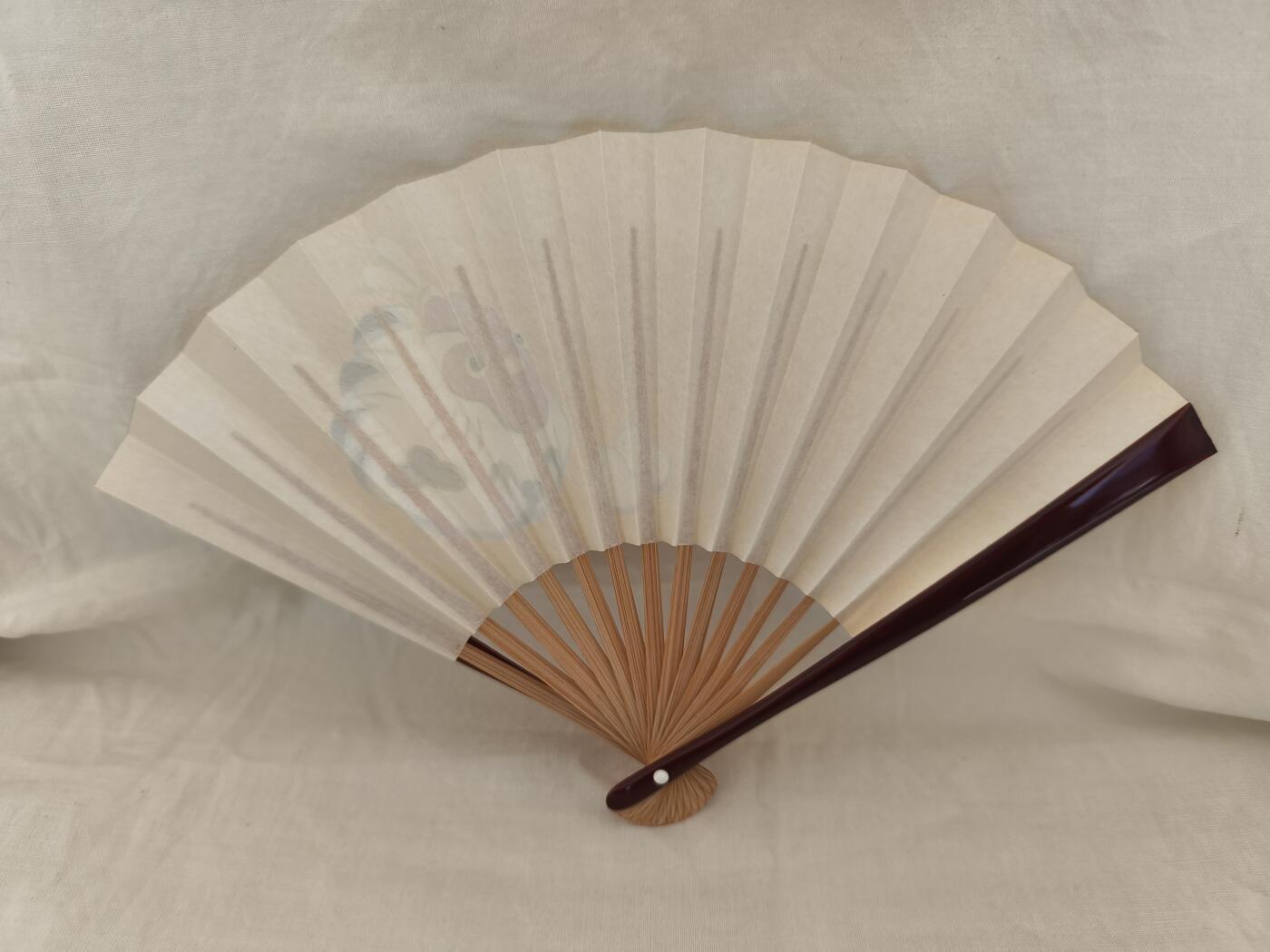 海外回流精品拍卖11.2 原盒全新日本回流生肖鸡扇子一把