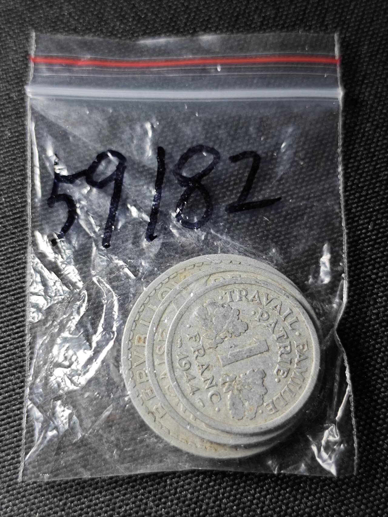 KK钱币收藏小铺  第359场  2月预留时间 周末发货  法国一组4枚