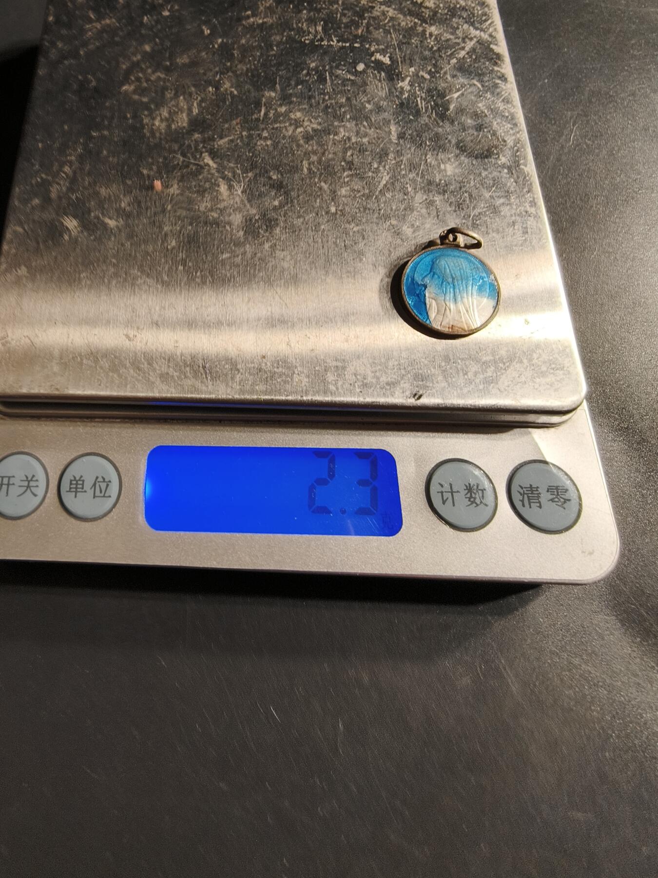 老王徽章第159期 法国天主教会纪念章     银质珐琅    2.3g