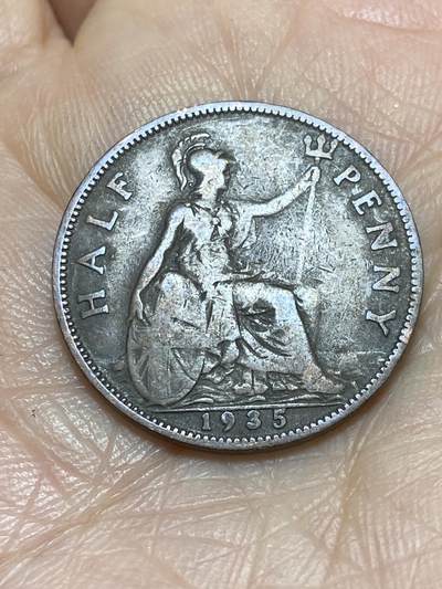 2025年第一百一十八场(总第一百四十四场）外国好品散币(免佣金) - 英国🇬🇧1935年半便士(乔治五世第三版)