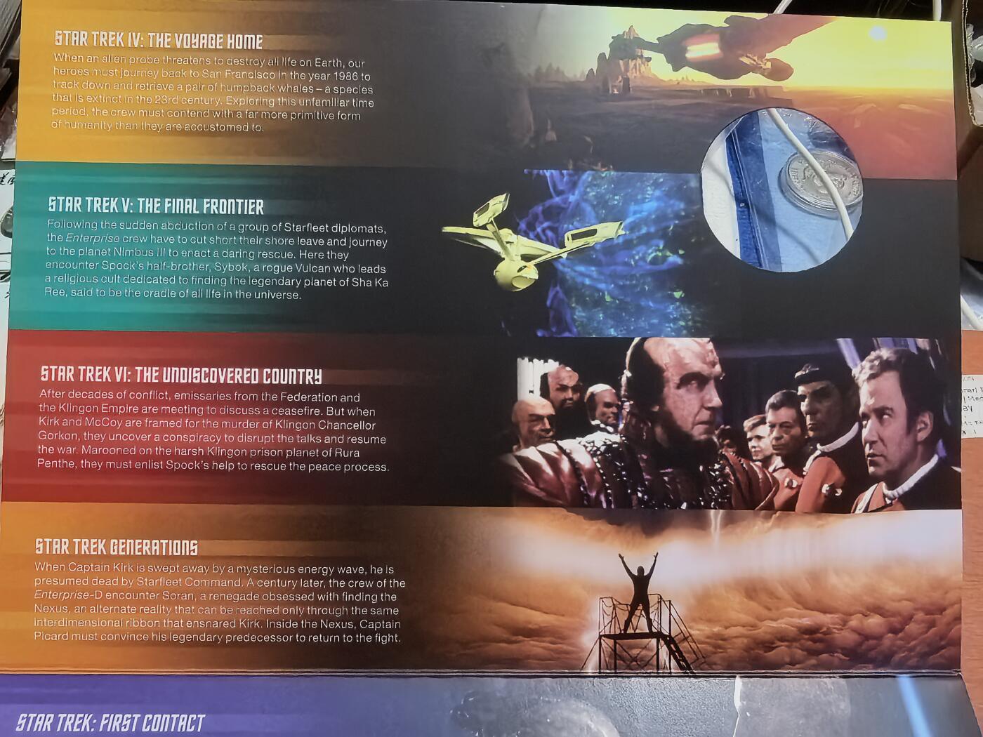 长老汇蛇年精选第六十八场拍卖 2020英国皇家邮政星际迷航千禧号飞船邮币封首日封，含1枚同主题铜镍章，限量发行