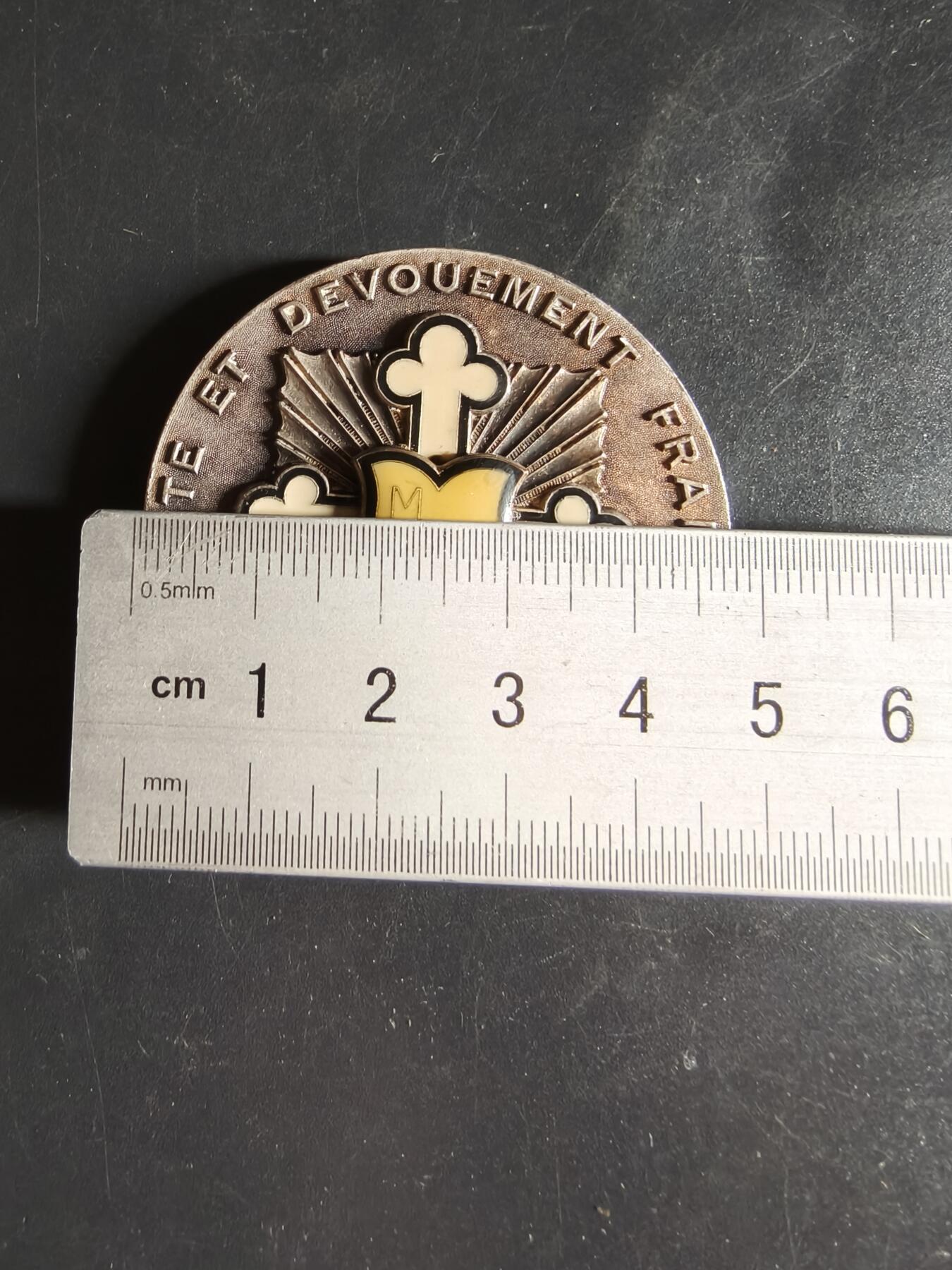 老王徽章第159期  法国功绩与奉献纪念章     直径48mm.   重量62.4g