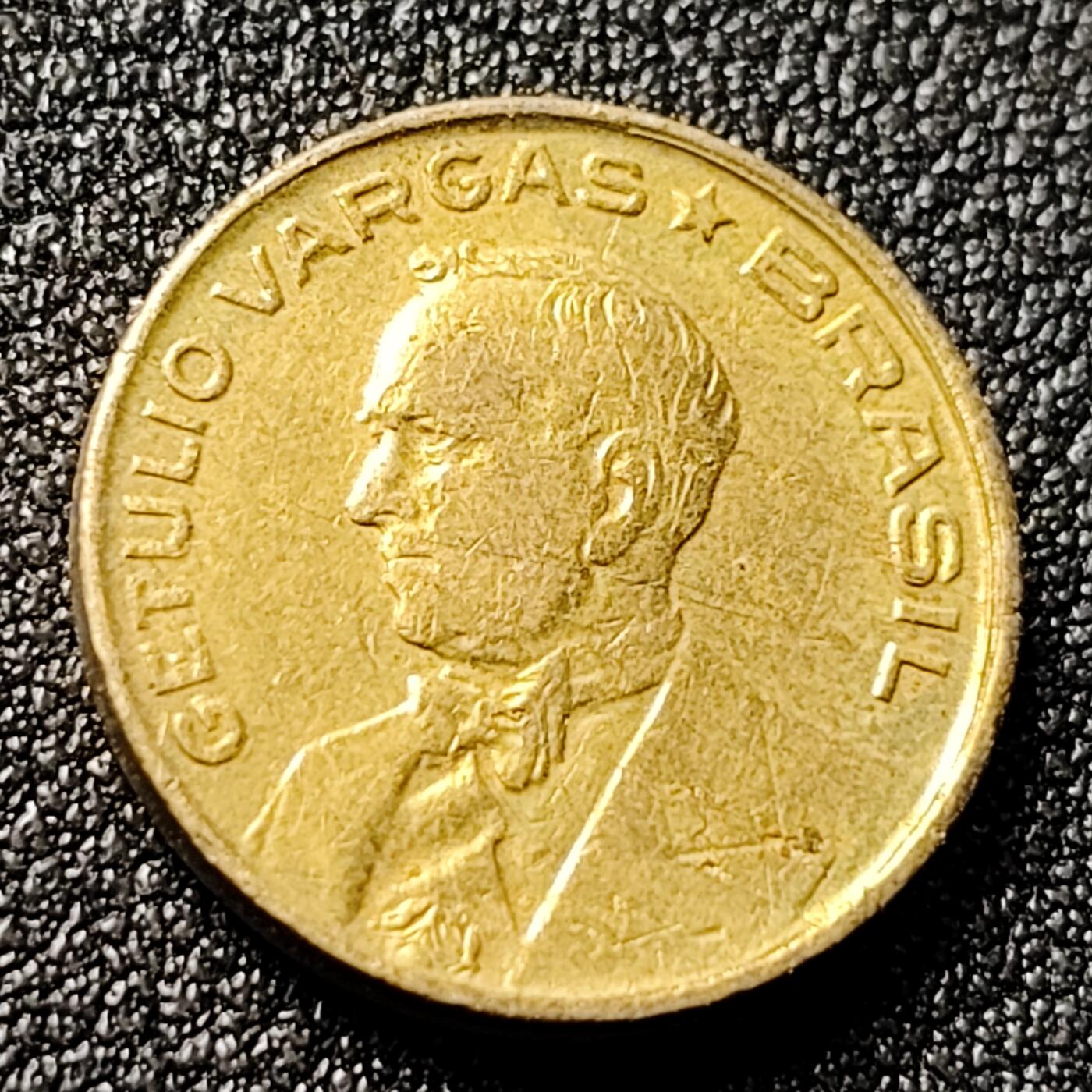 泉币菌-第118场-精品福利场 少见 巴西4O年代1945年 10克鲁塞罗 