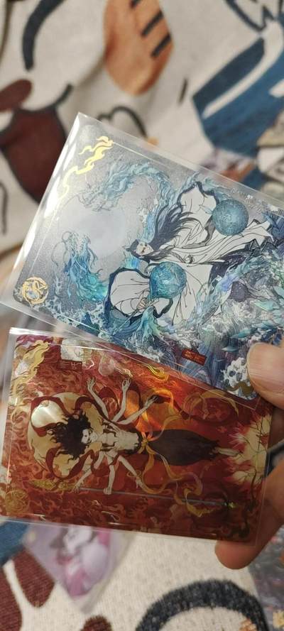 秋原瞳的小店第二十七期（持续收拍，11月秋意正浓，冬欲近，暖心囤卡好时光） - 卡游哪吒ur主角一对——哪吒，敖丙