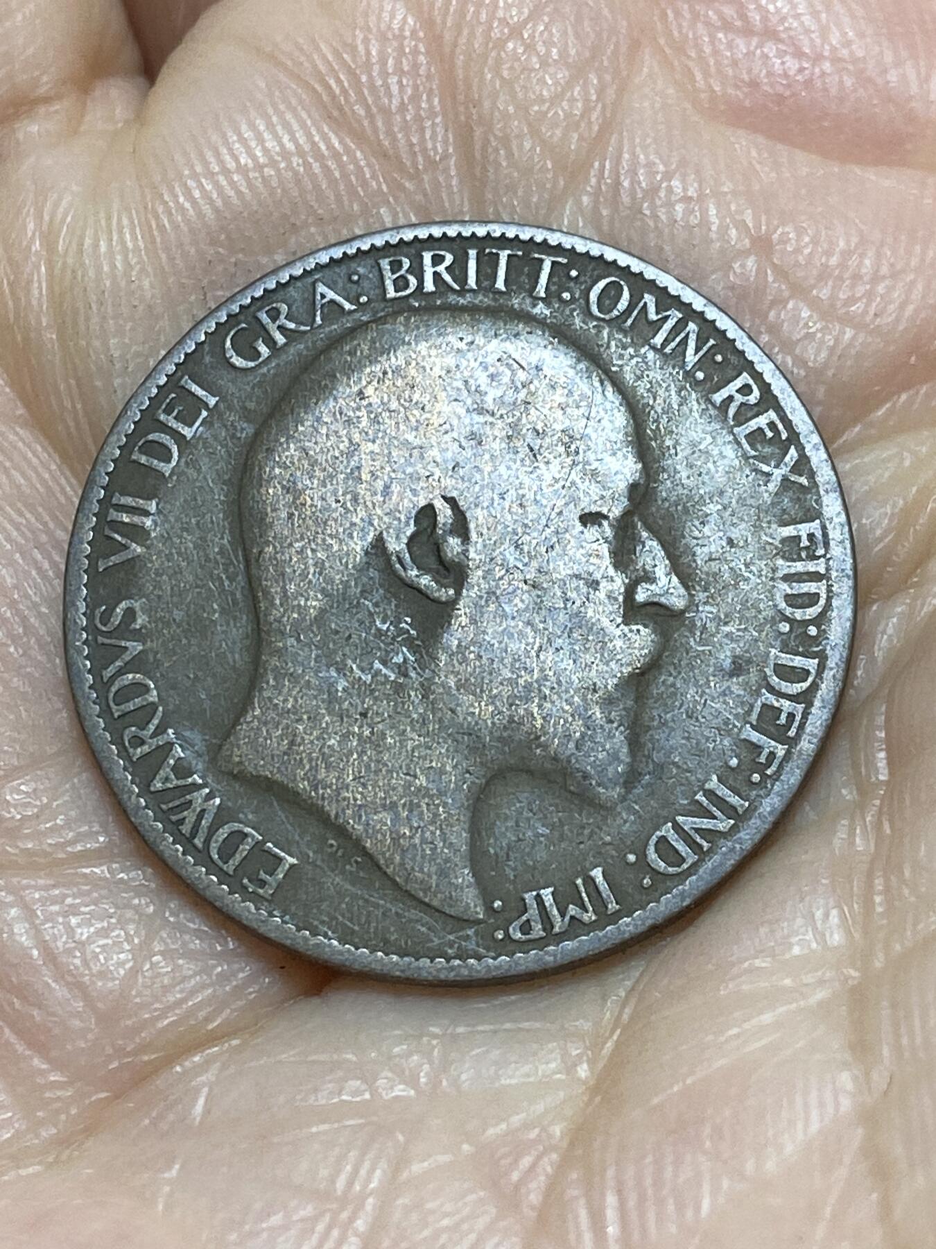 2025年第一百一十八场(总第一百四十四场）外国好品散币(免佣金) 英国🇬🇧1909年半便士(爱德华七世时期)