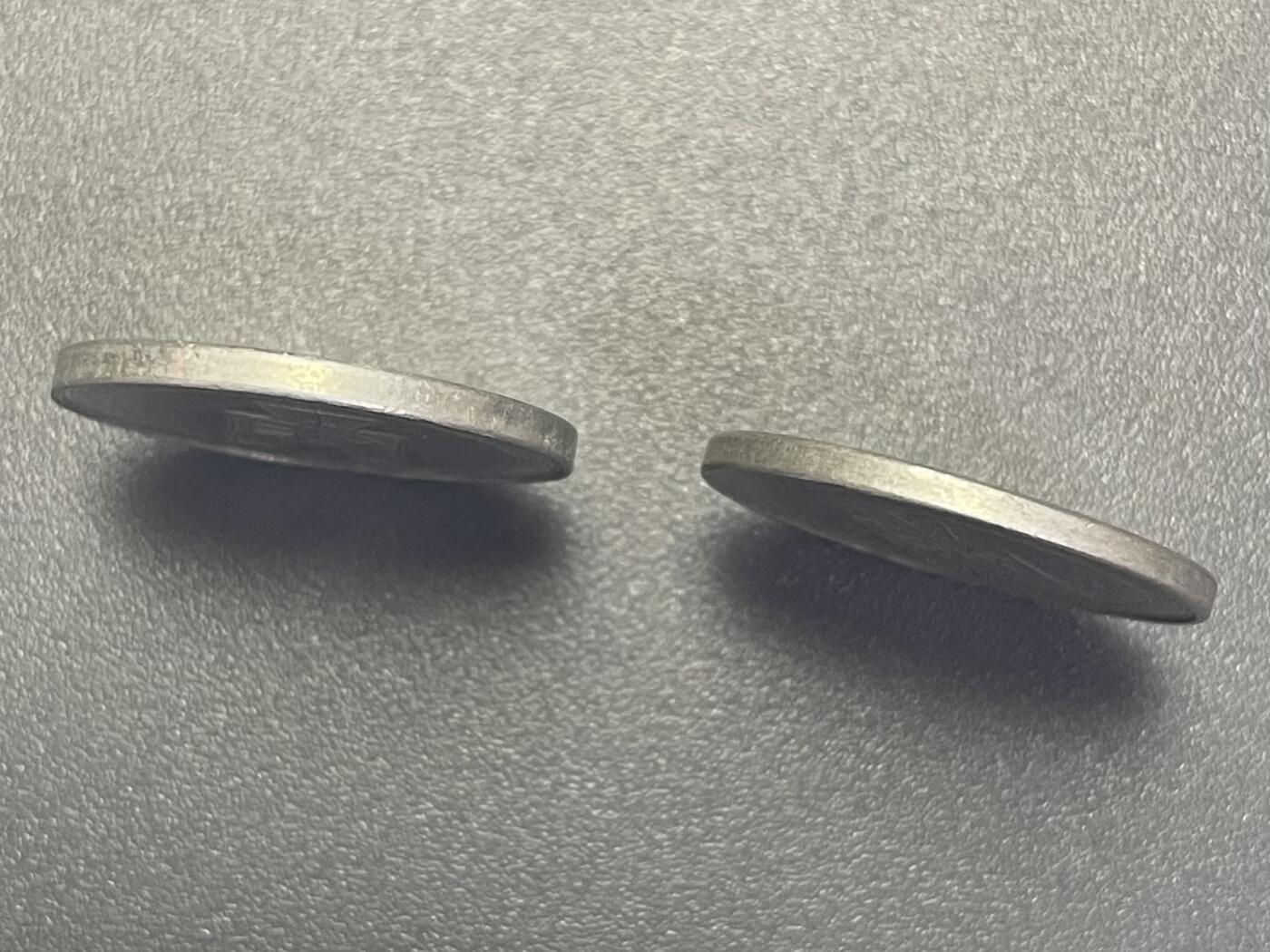 回流1115 民国二十九年伍分两枚