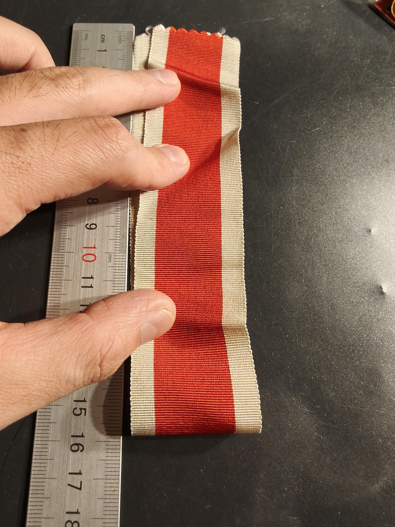 老王徽章第159期 英国维多利亚阿比西尼亚战争服役奖章绶带     33cm