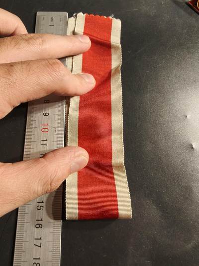 老王徽章第159期 - 英国维多利亚阿比西尼亚战争服役奖章绶带     33cm