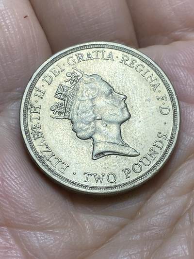 2025年第一百一十八场(总第一百四十四场）外国好品散币(免佣金) - 英国🇬🇧1995单年份2镑(第二次世界大战结束50周年纪念币)