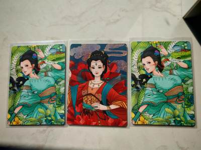 小怪兽卡牌第四十七期 （收拍品  不寄存 消费就送随机裸卡） - 小花瓣裸卡三张