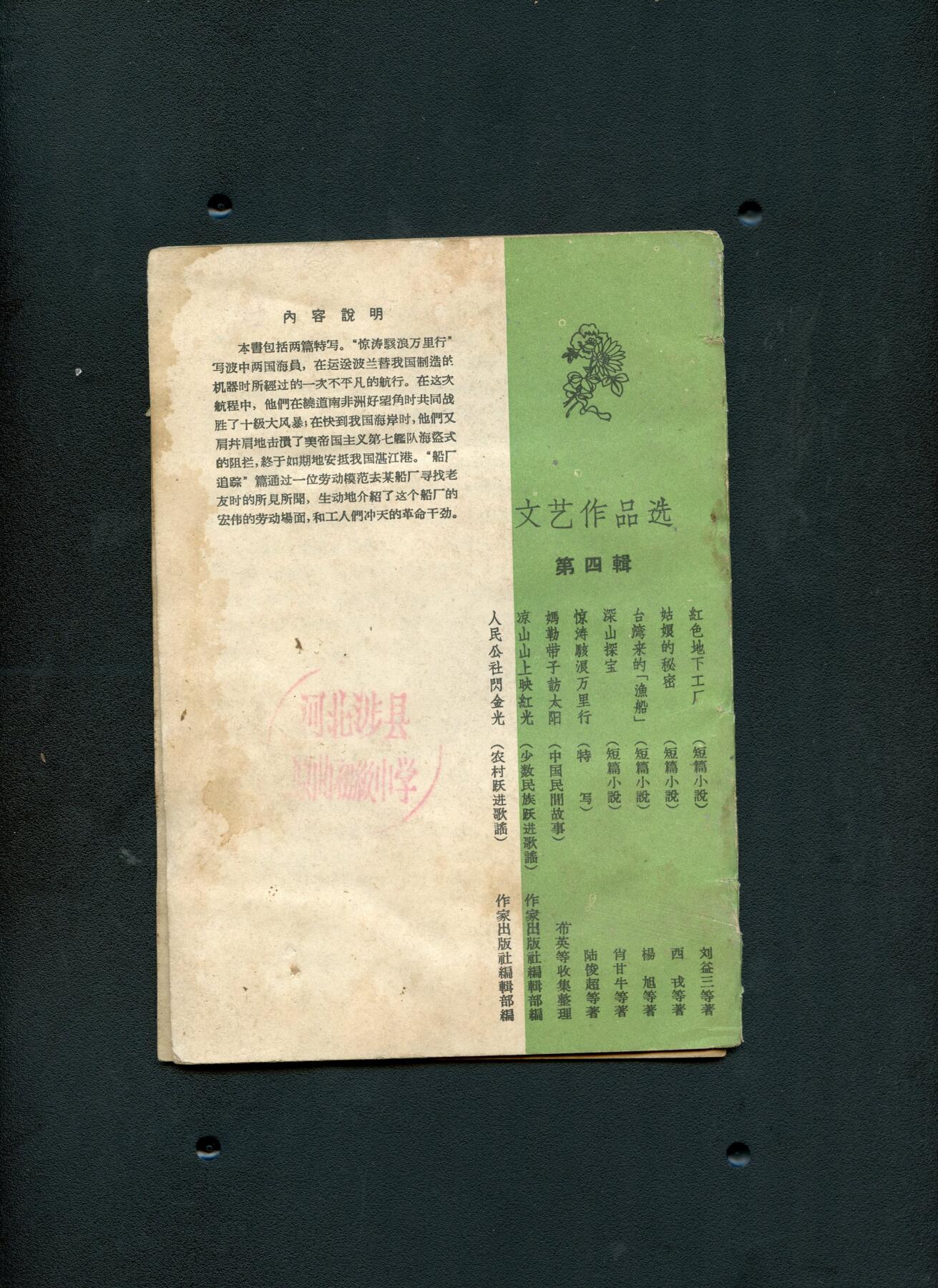 沧河堂060 1958年  惊涛骇浪万里行