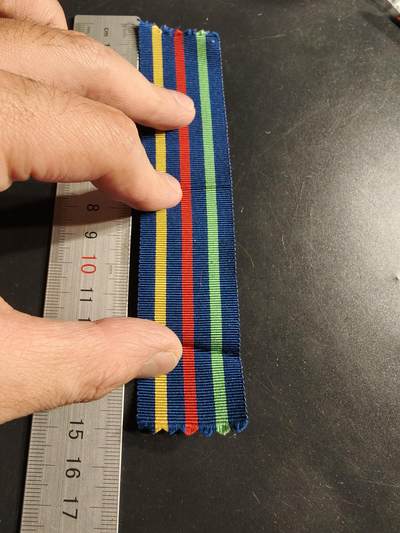 老王徽章第159期 - 英国民防长期服役奖章绶带     15cm