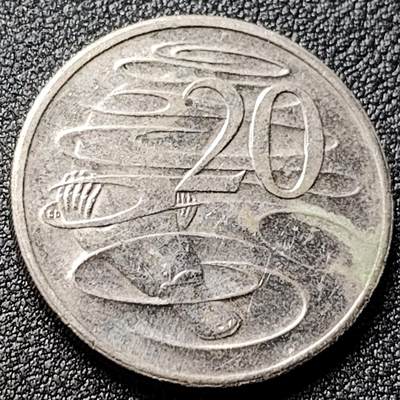 泉币菌-第118场-精品福利场 - 2004年英属澳大利亚20分 伊丽莎白女王  鸭嘴兽  28.5mm