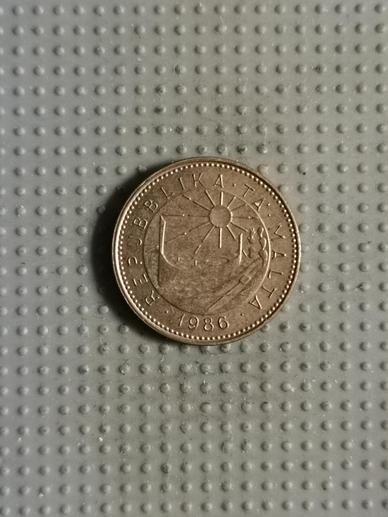 2025年第109场各国散币拍卖（总第109场） 马耳他1986年1分