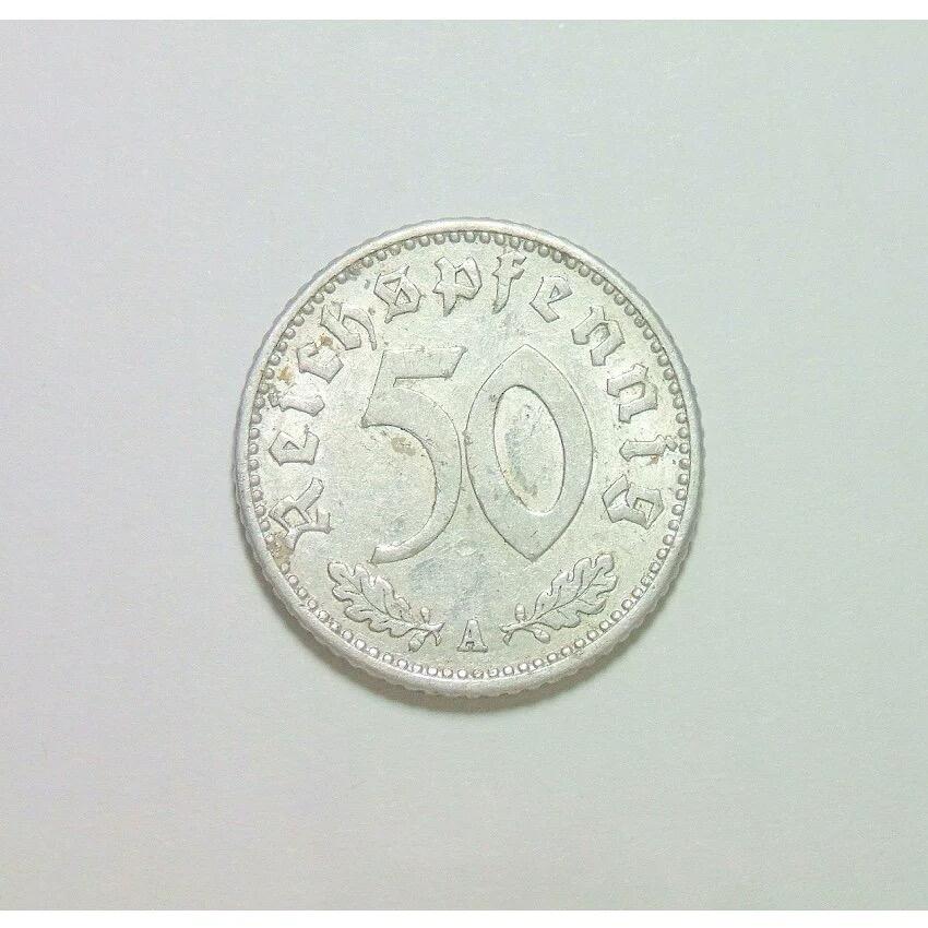 德国第三帝国1943年A版50芬尼 爽品