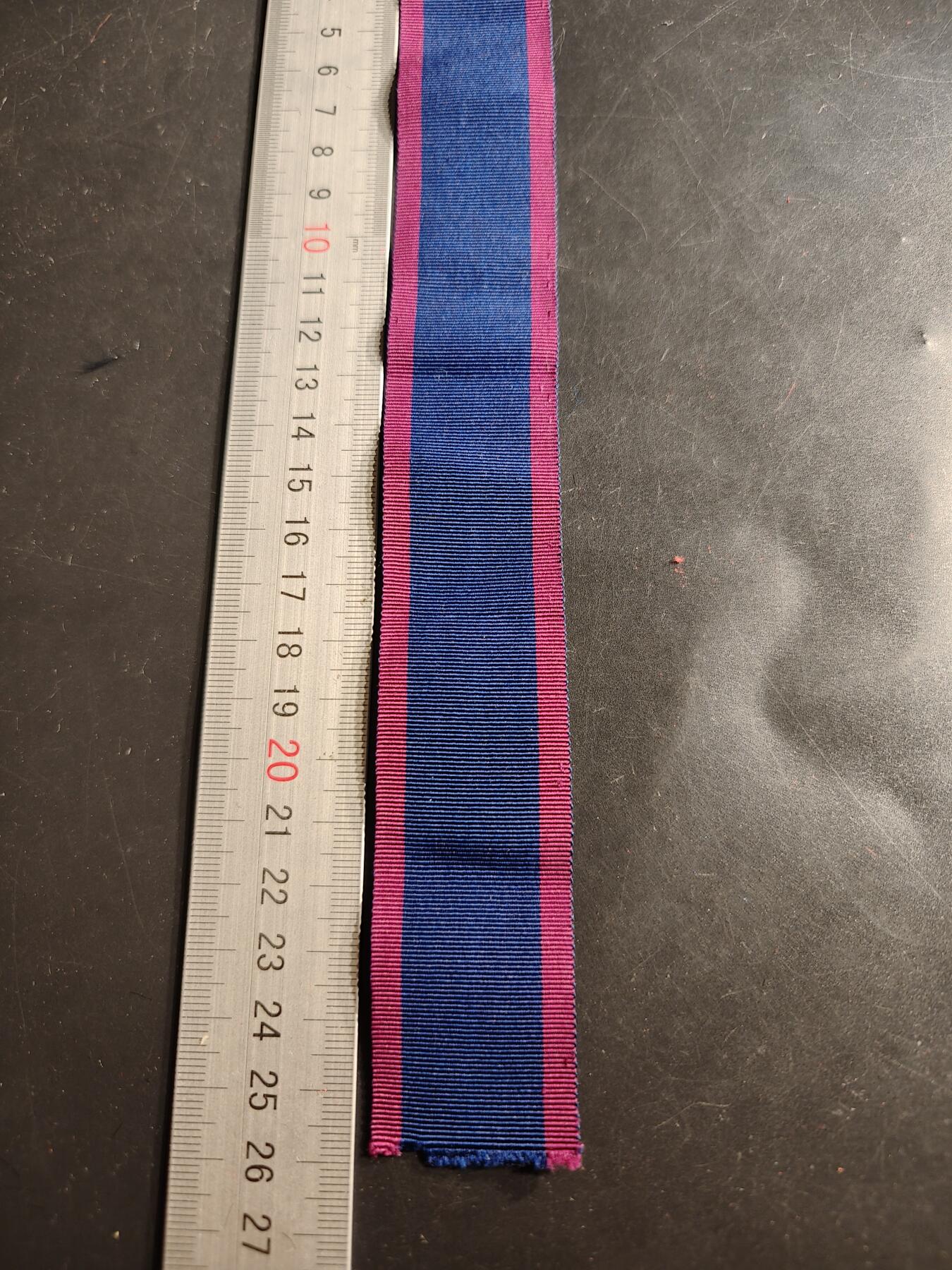老王徽章第159期 法国国防服役奖章绶带     26cm
