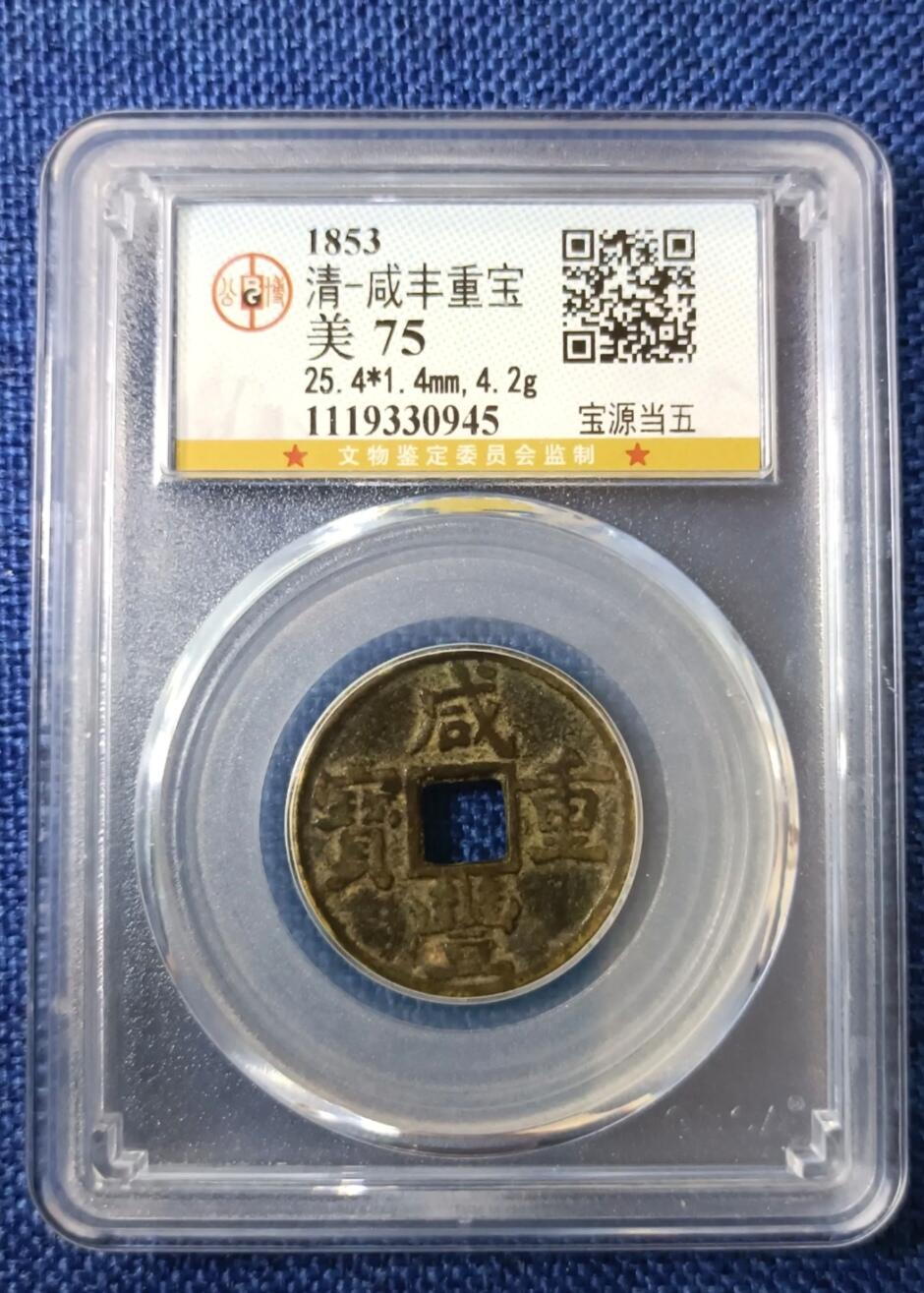 咸丰重宝宝源当五