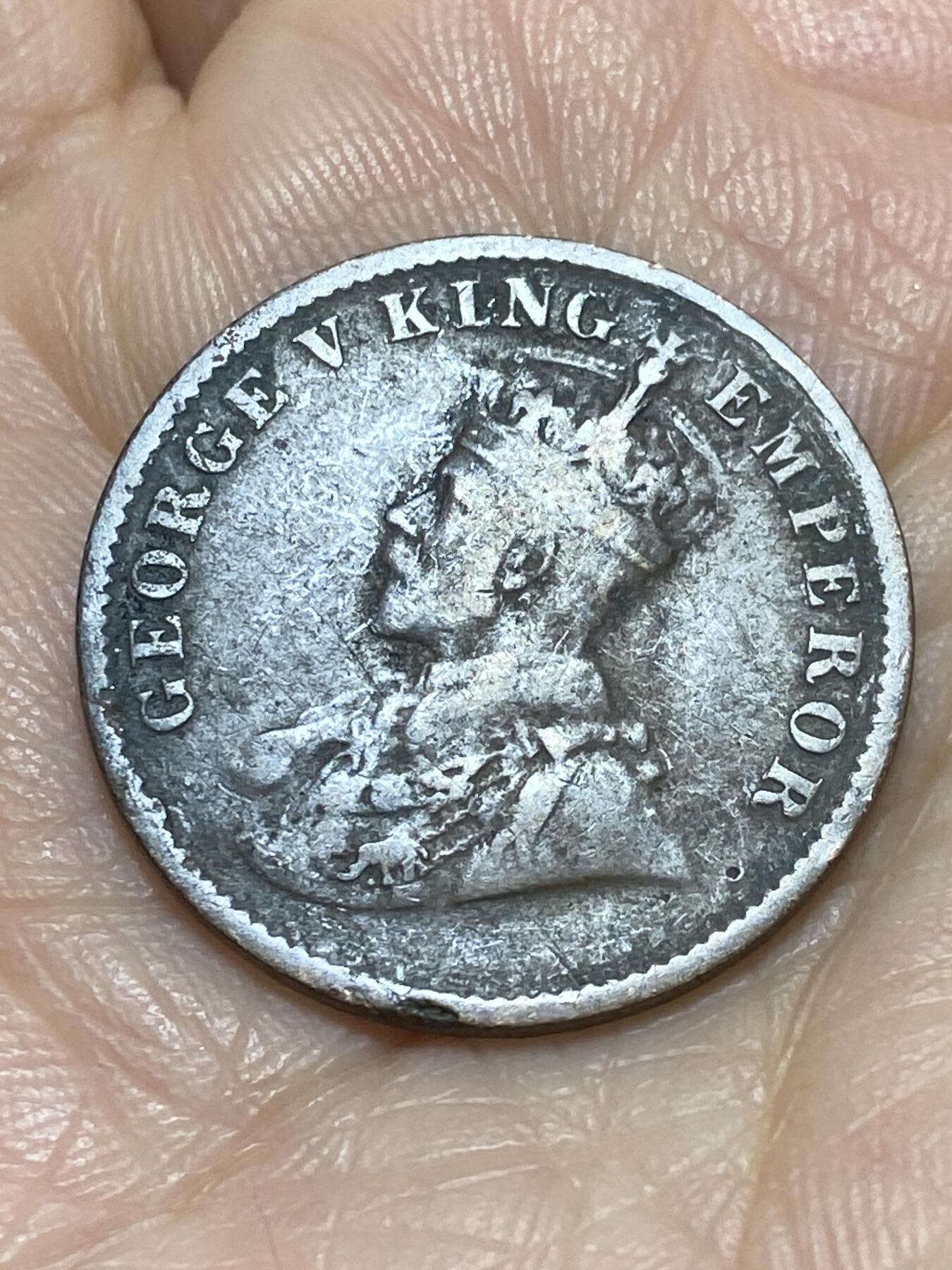 2025年第一百一十八场(总第一百四十四场）外国好品散币(免佣金) 英属印度1919年1/4安娜(乔治五世时期)