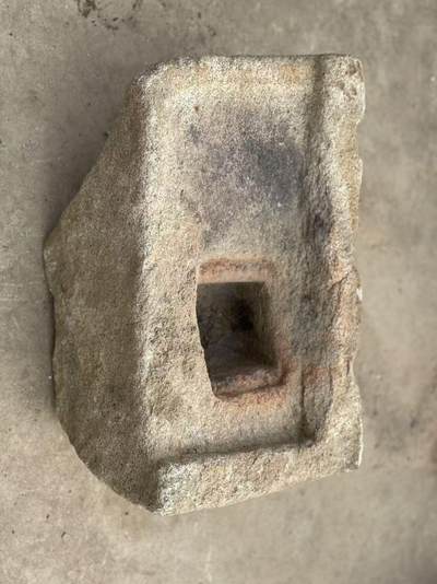 茶室陈设——明代花岗岩石石炉，包老，品相完整，造型美观，独特，长45宽26高22厘米 - 茶室陈设——明代花岗岩石石炉，包老，品相完整，造型美观，独特，长45宽26高22厘米