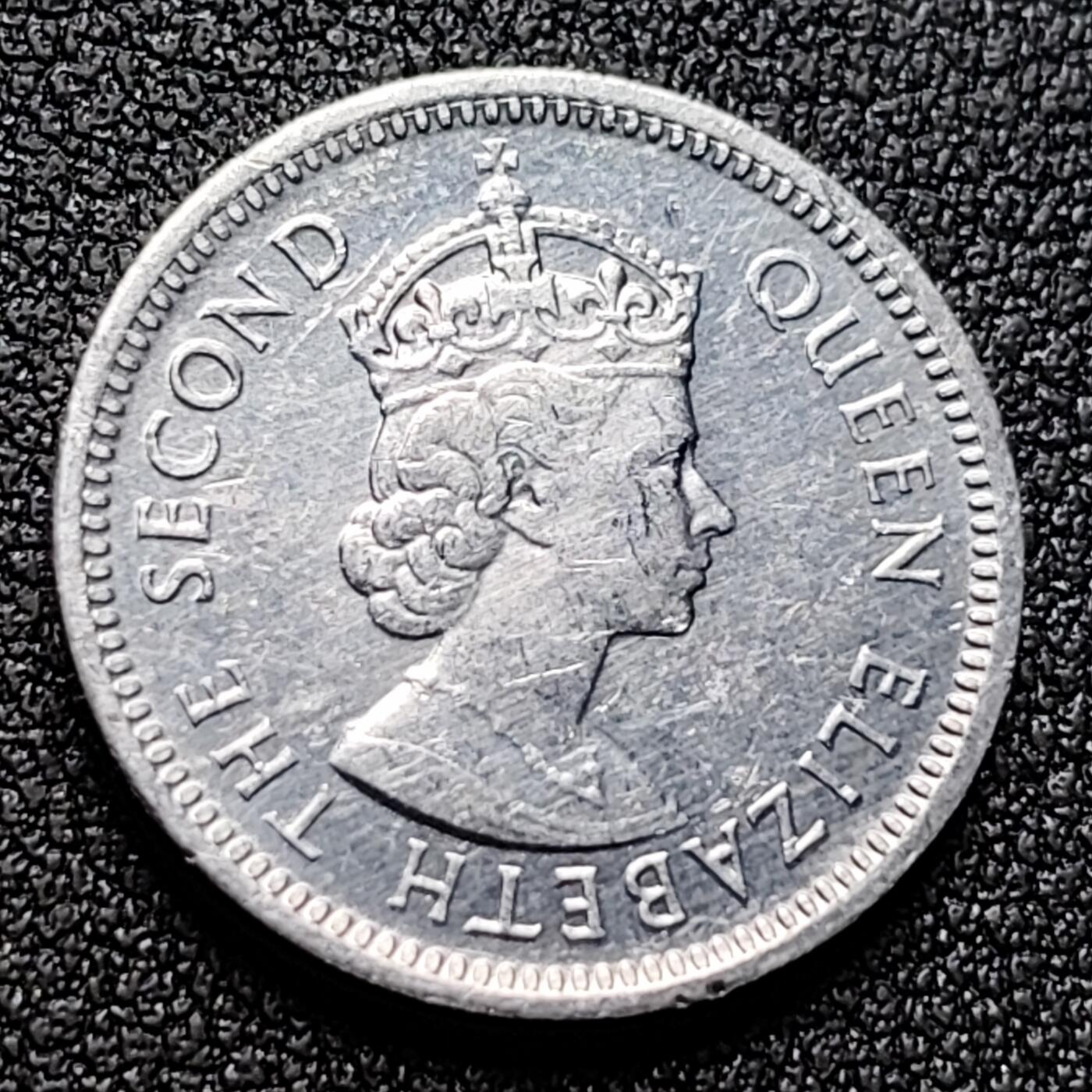 泉币菌-第119场-精品福利场 原光美品 英属伯利兹1986年5分铝币，伊丽莎白二世，20mm