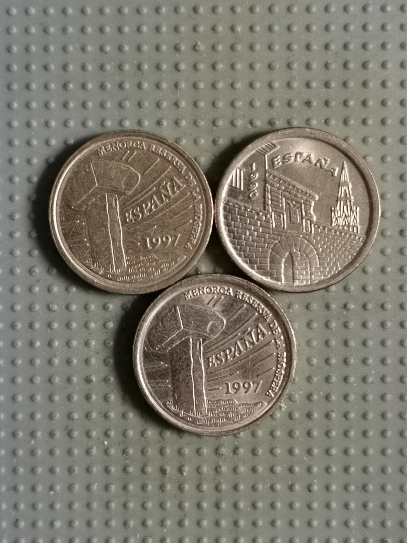 2025年第109场各国散币拍卖（总第109场） 西班牙5比塞塔3枚