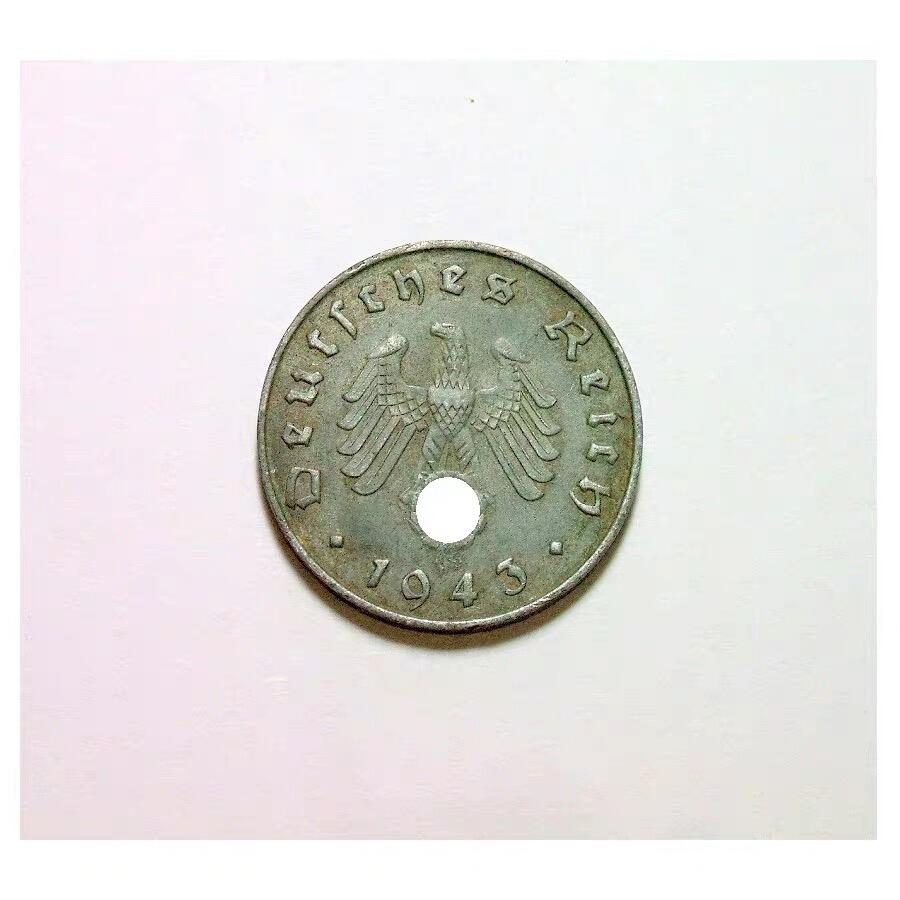 特年 德国第三帝国1943年B版10芬尼 爽品