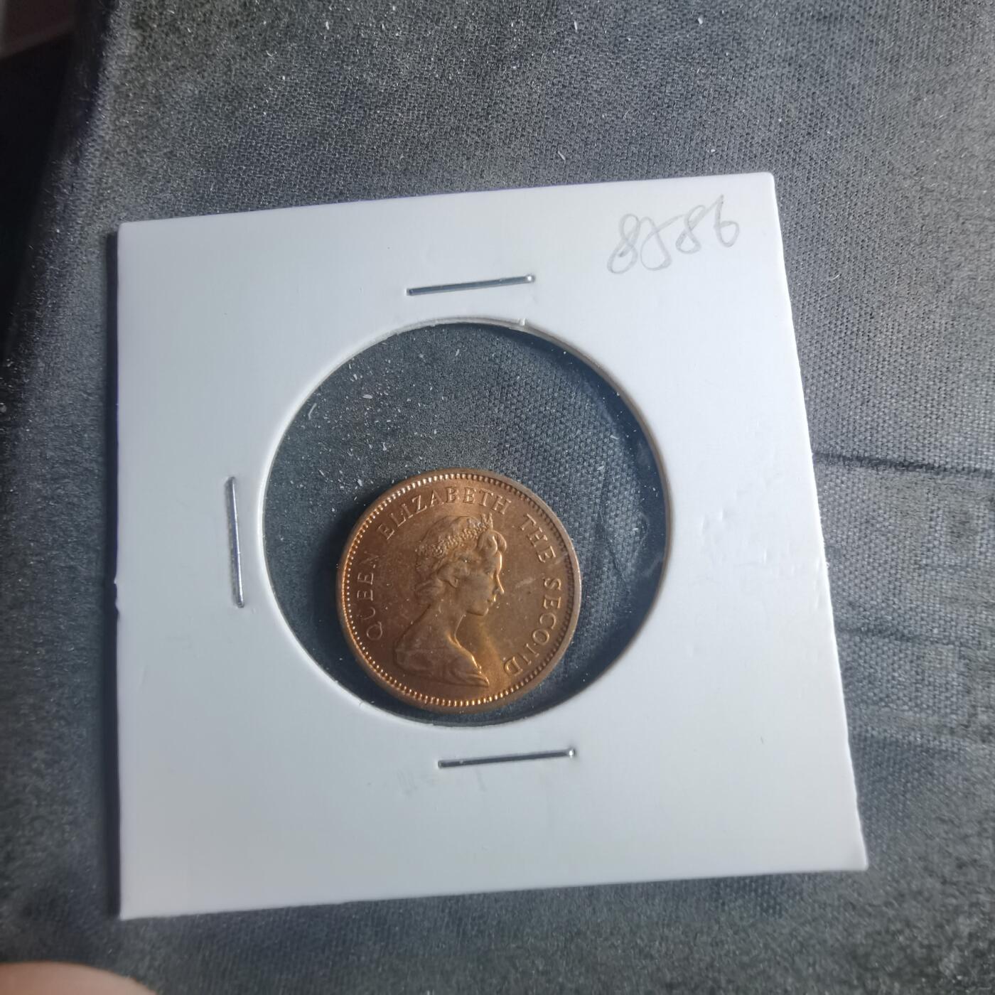 沼泽如烟--第885场 泽西1971年半便士