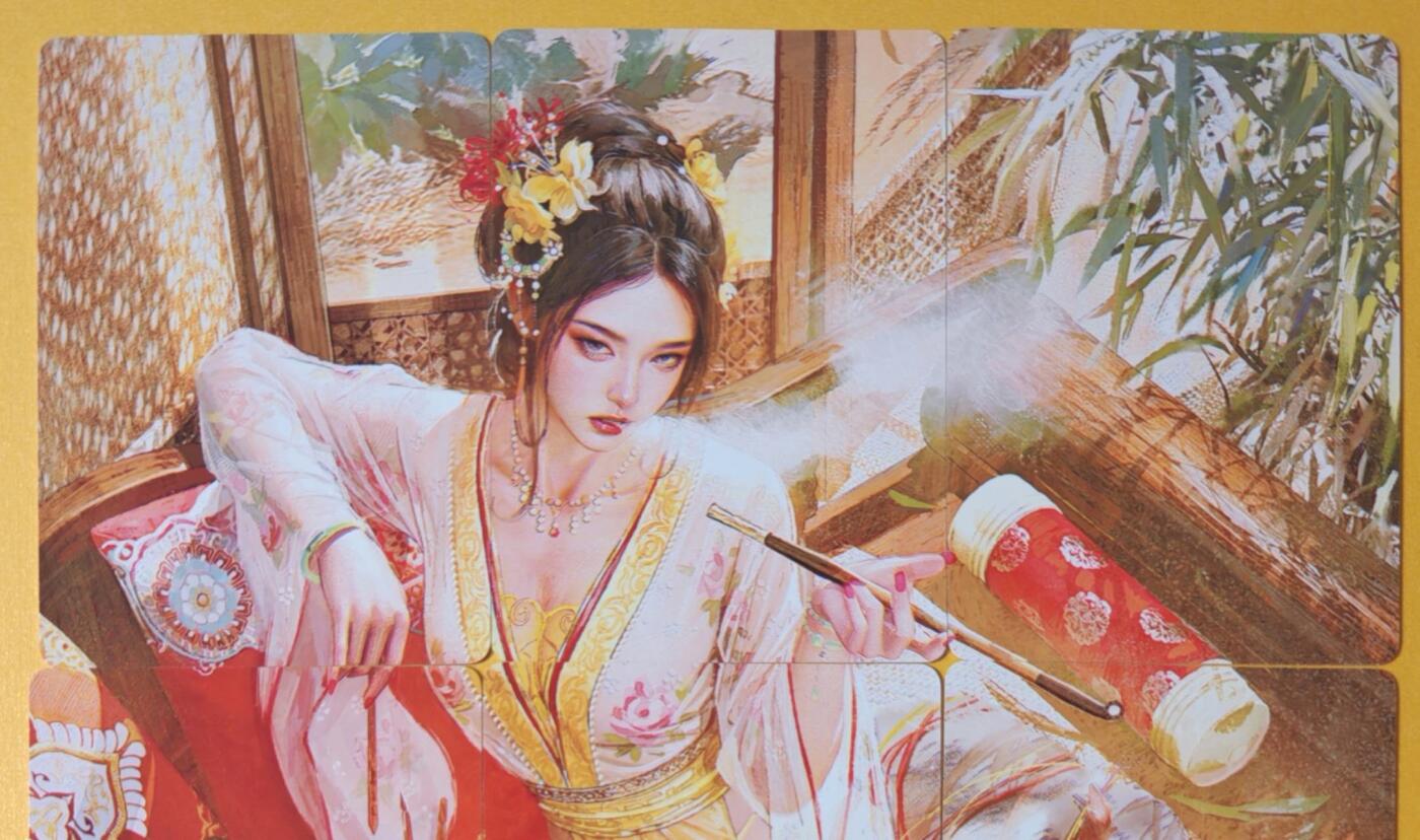 趣卡卡拍No.18期（无佣金免手续费，分享成交有奖） 【九拼】焱卡文化-刷子人间传 聘娘 九拼9张