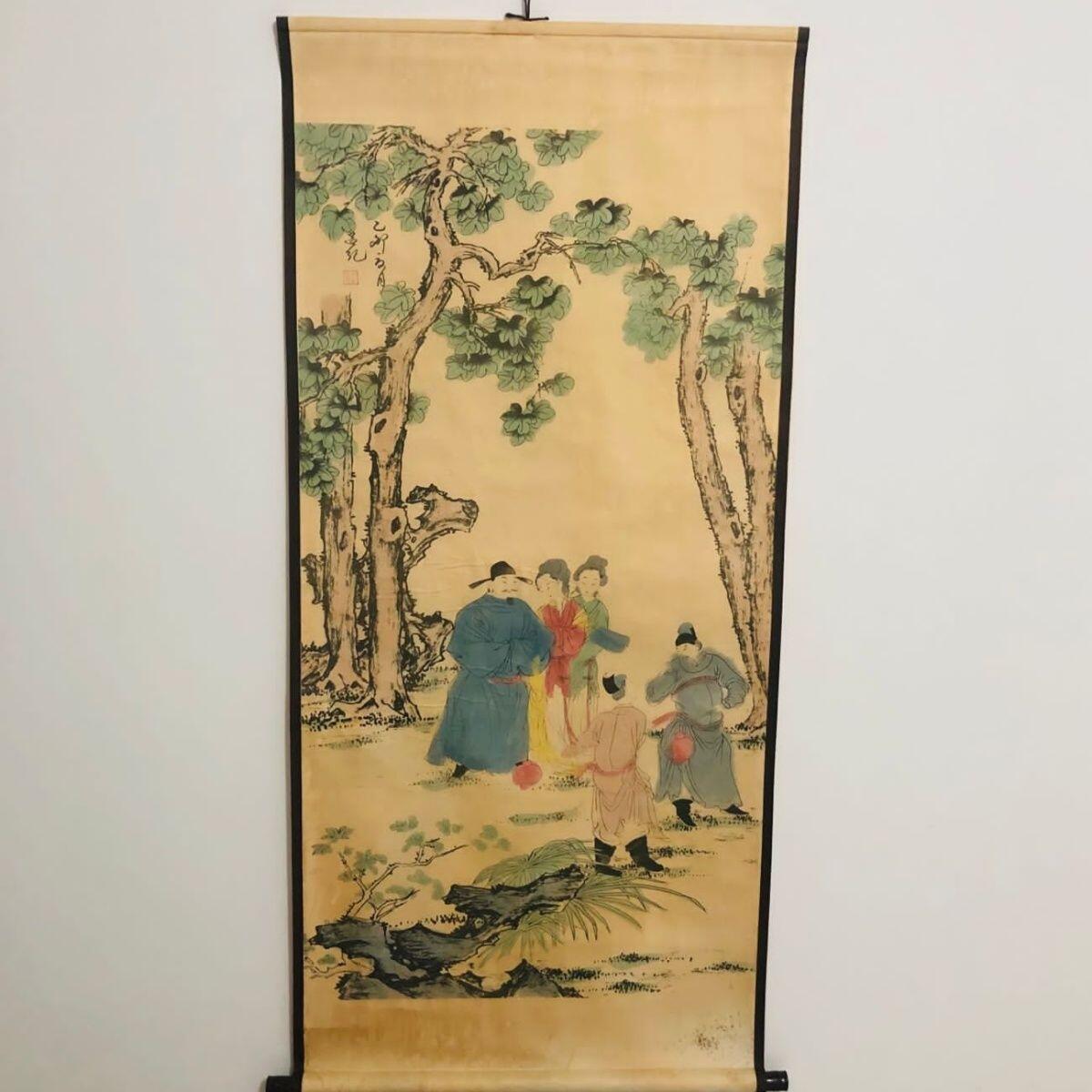 听雨轩（10） 名家名画中堂挂画（一） 吕纪 国画人物画 