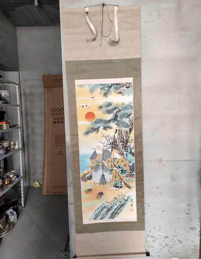 日本特选凌裱绢本卷轴 - 日本特选凌裱绢本卷轴