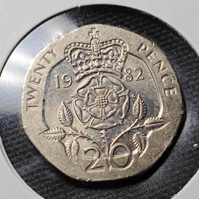 KK钱币收藏小铺  第360场  2月预留时间 周末发货 -  英国20便士好品