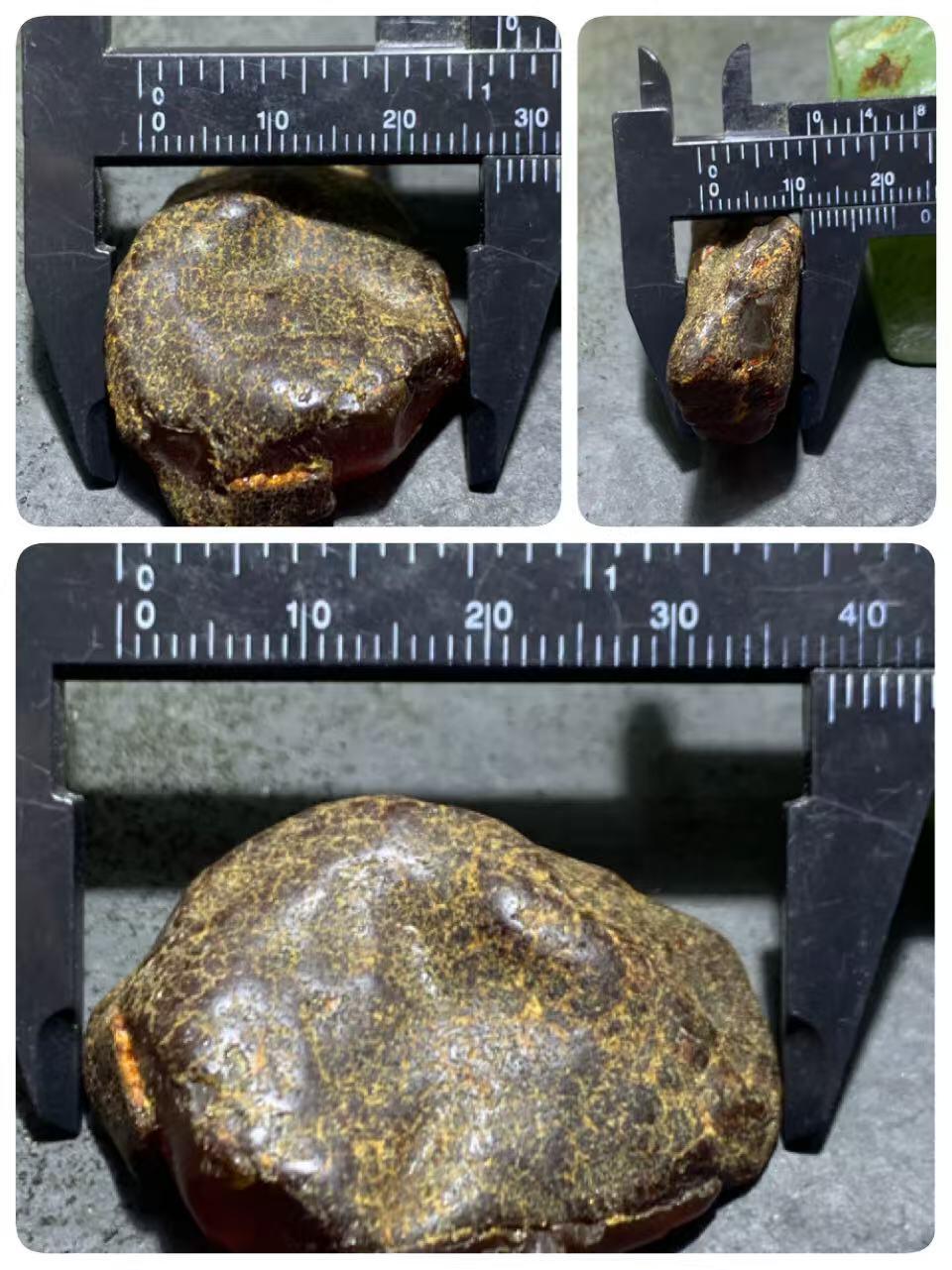 乌克兰原皮蜜蜡原石一块，