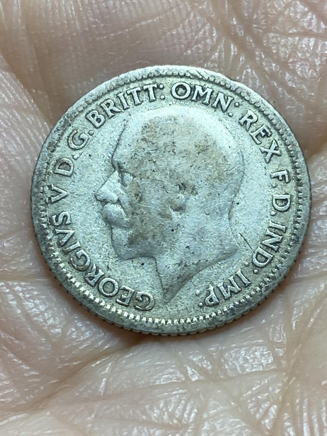 2025年第一百一十九场(总第一百四十五场）外国好品散币(免佣金) 英国🇬🇧1929年6便士银币(乔治五世第五版，500银)