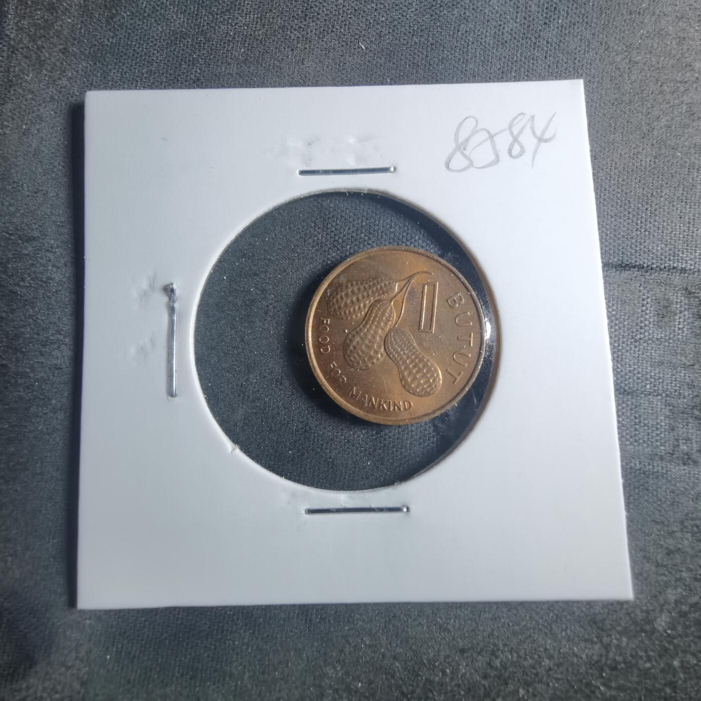 沼泽如烟--第885场 冈比亚1985年1布图FAO纪念币