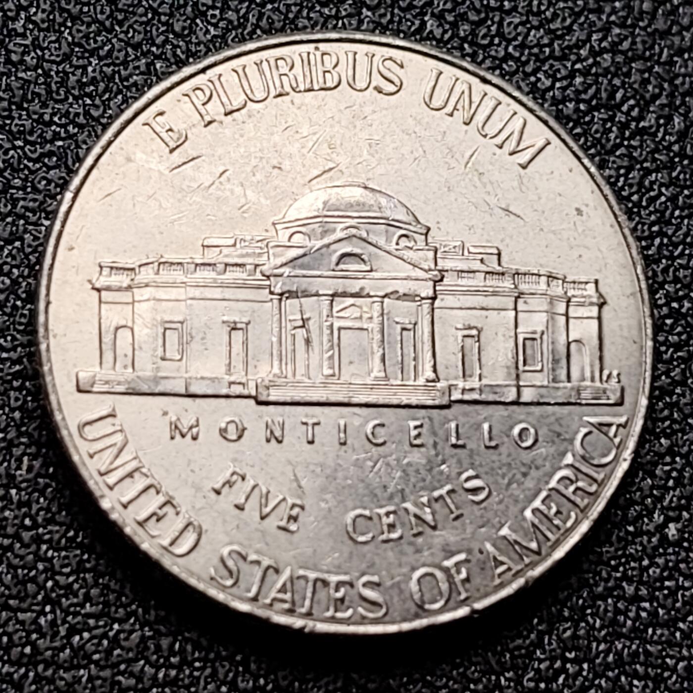 泉币菌-第119场-精品福利场 原光美品 美国2016年5美分纪念币 杰斐逊 及 故居蒙蒂塞洛庄园 21mm 