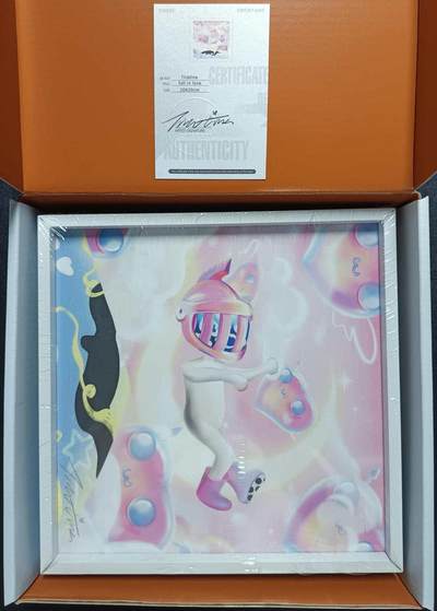 龙虎卡牌第六一场 （无佣金，取消满120元包邮，欢迎送拍） - 方形版画  fall in love  画师:Tiratna（20cm*20cm）