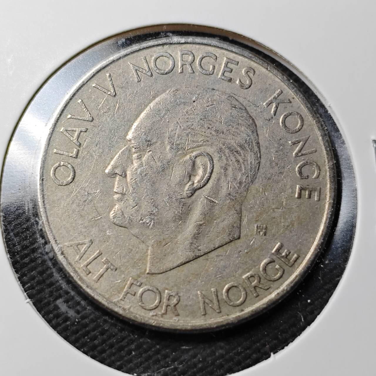 KK钱币收藏小铺  第360场  2月预留时间 周末发货  挪威5克朗