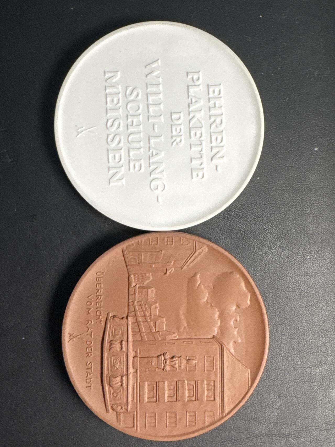 ❤️【币观天下】❤️ 第329期钱币拍卖- 2025.10.31周五晚上6点半场-长期征集拍品 德国梅森瓷业2枚大章