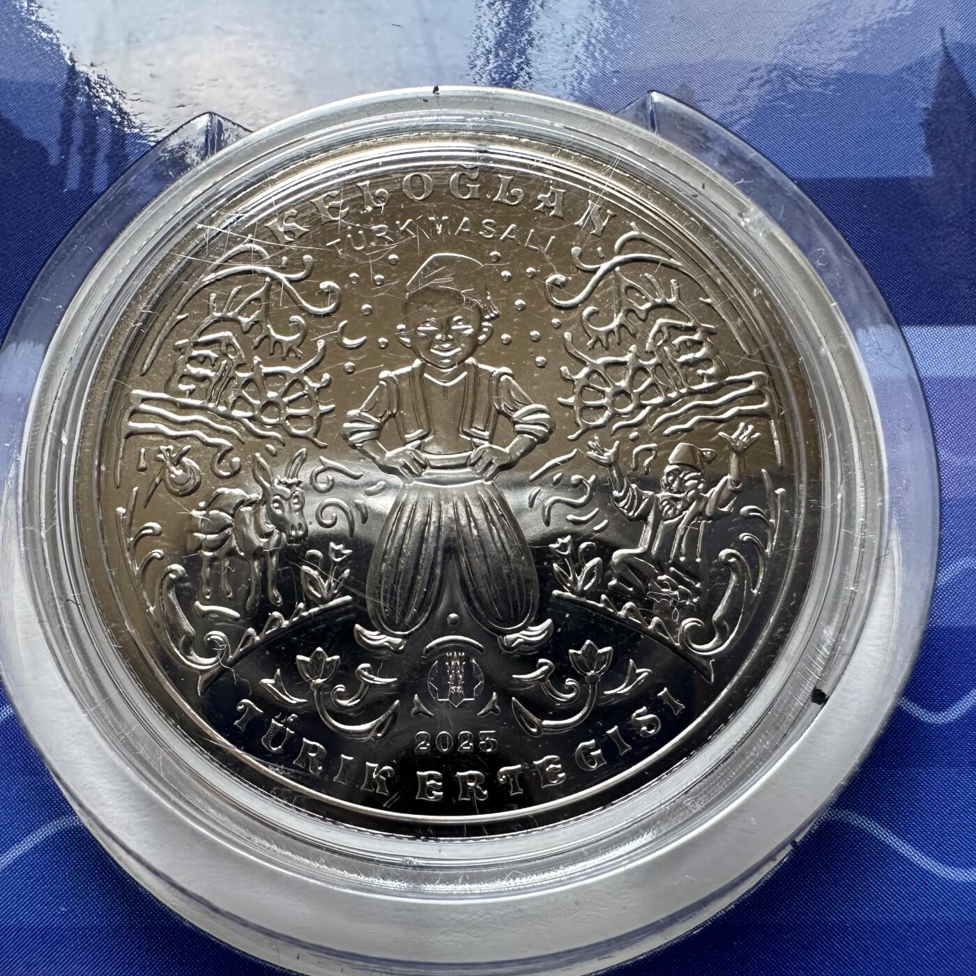 🌹外币初藏🌹🐯2025年第121场  每周二四六晚8️⃣点 哈萨克纪念币 哈萨克斯坦2023年突厥传说-凯洛格朗200坚戈纪念币 发行量1万枚 精制币 