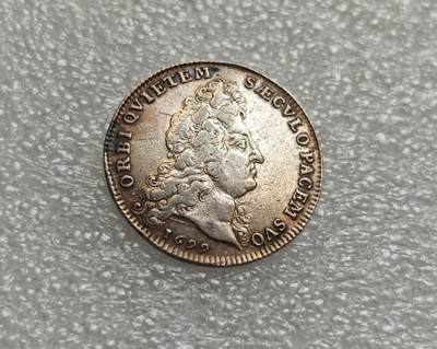 瓶子🏺第214期拍卖会 -  法国1699年太阳王路易十四JETON银质代币章  皇家徽记