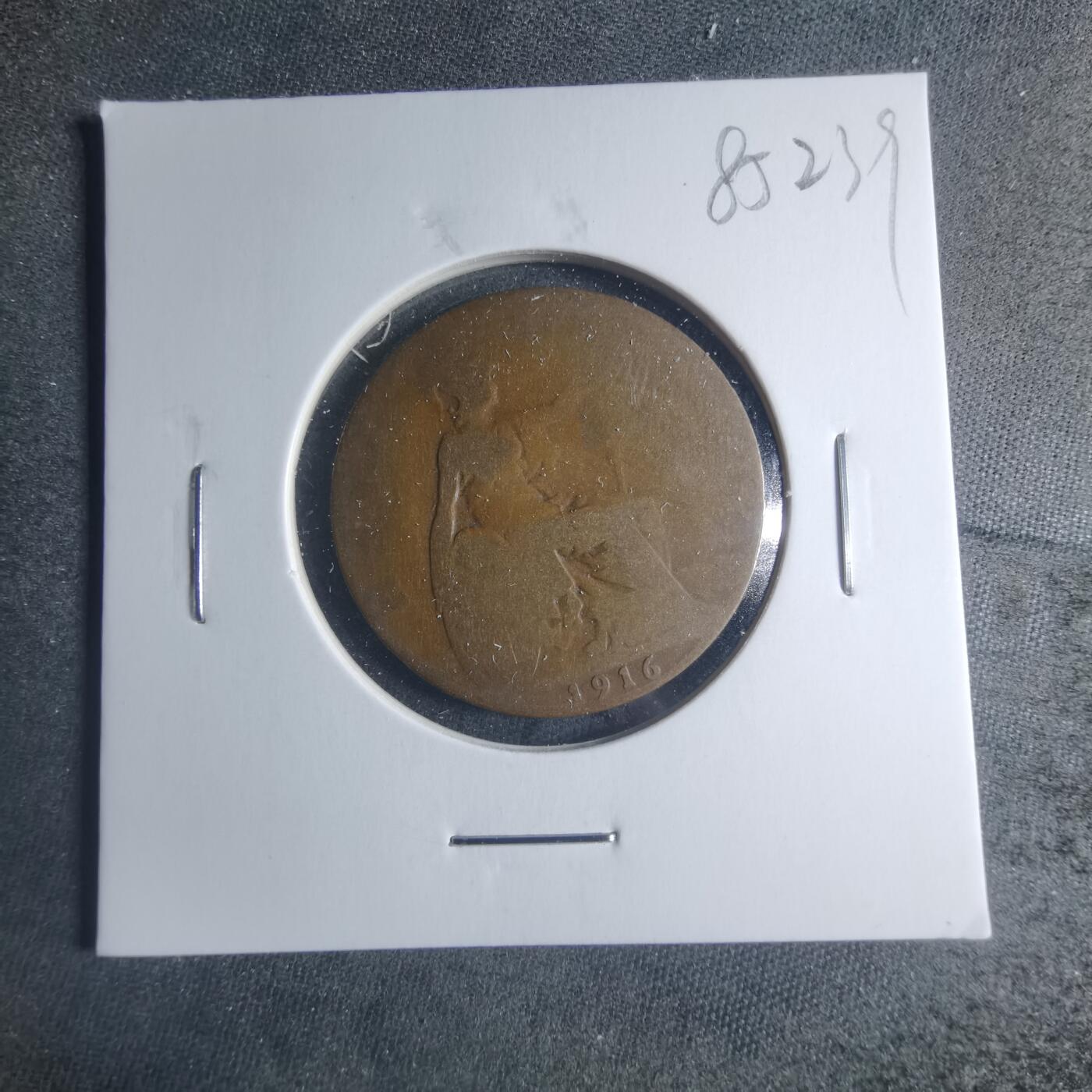 沼泽如烟--第885场 英国1916年1便士