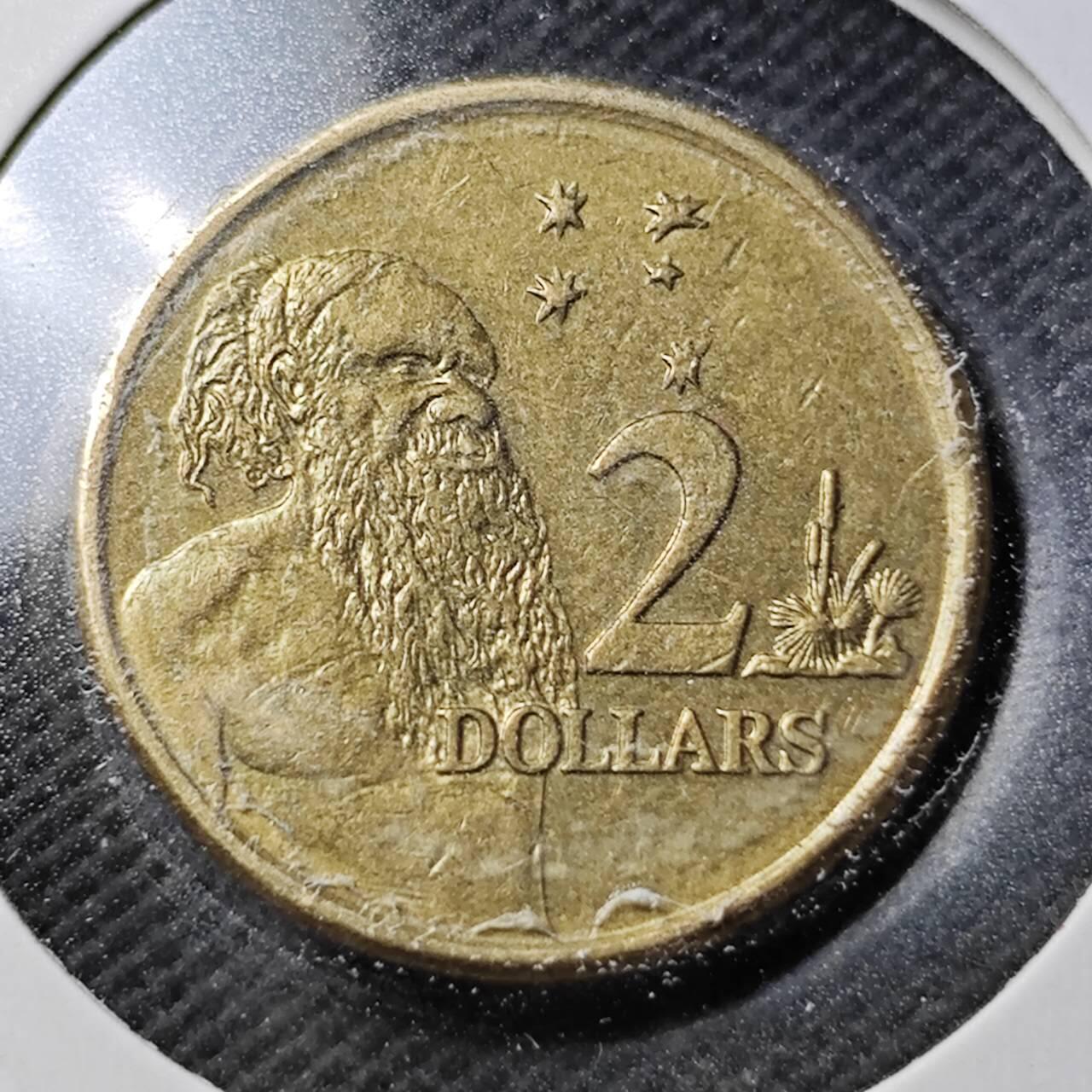 KK钱币收藏小铺  第360场  2月预留时间 周末发货  澳大利亚2元