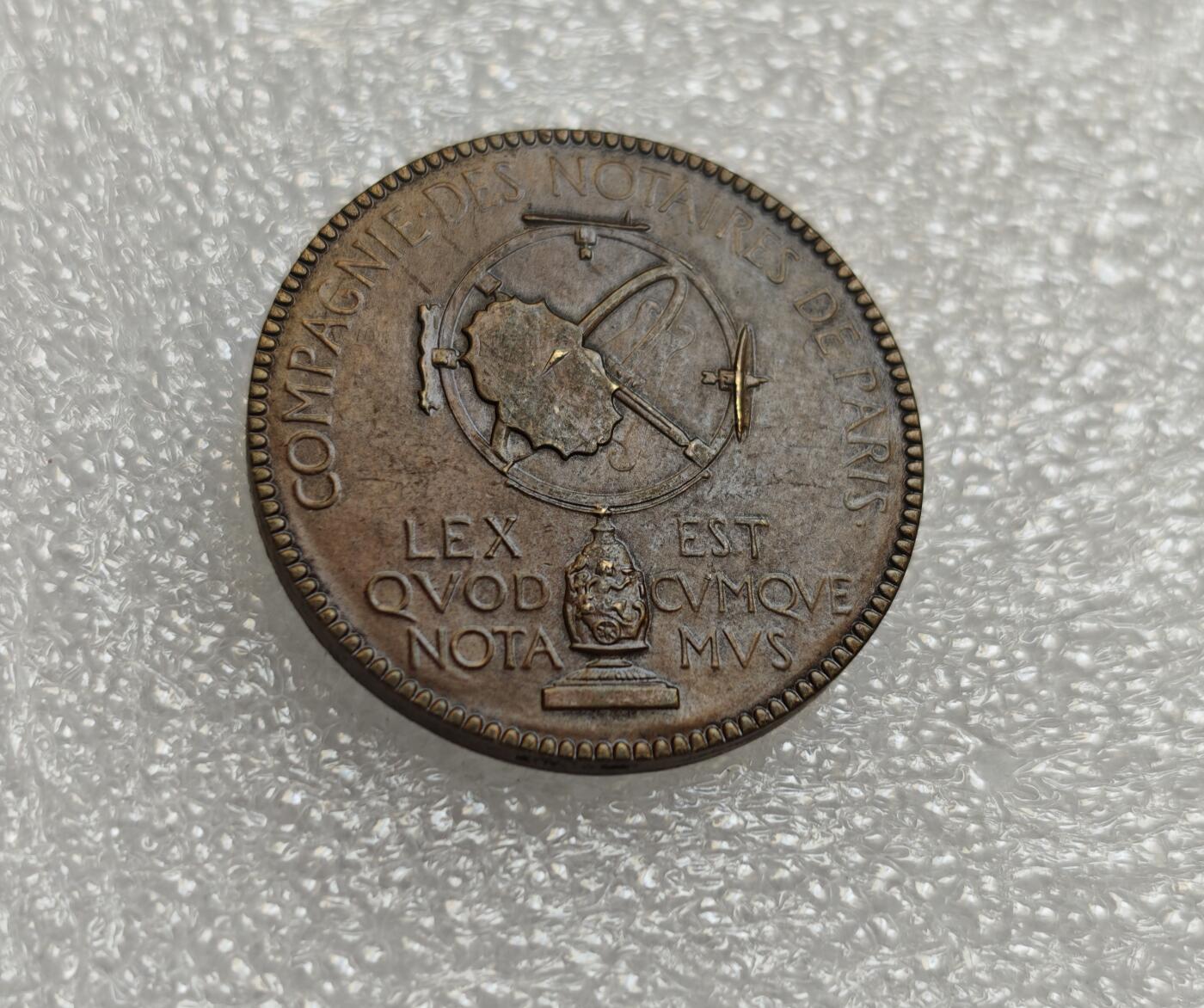 瓶子🏺第214期拍卖会  20世纪初期法国天文JETON铜质代币章