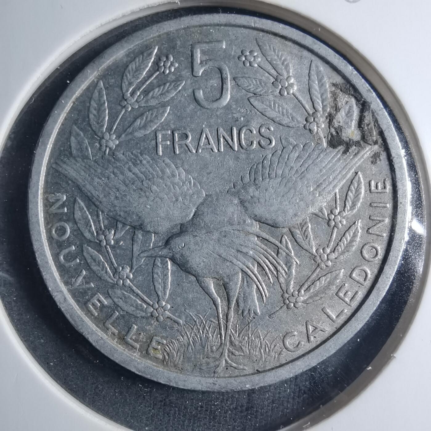 沼泽如烟--第885场 法属新喀里多尼亚1952年5法郎