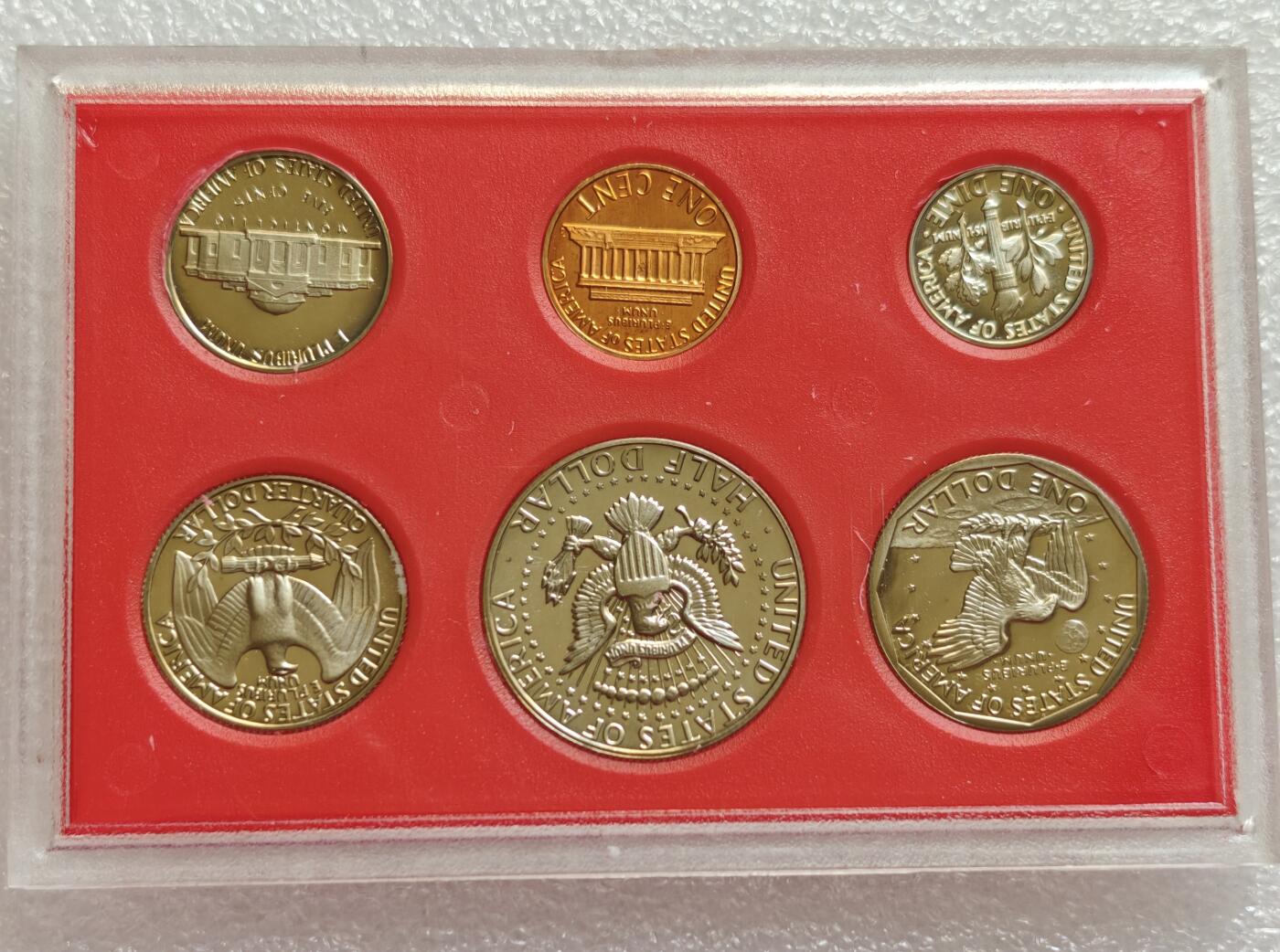 瓶子🏺第214期拍卖会  美国1981年精制6枚套原盒