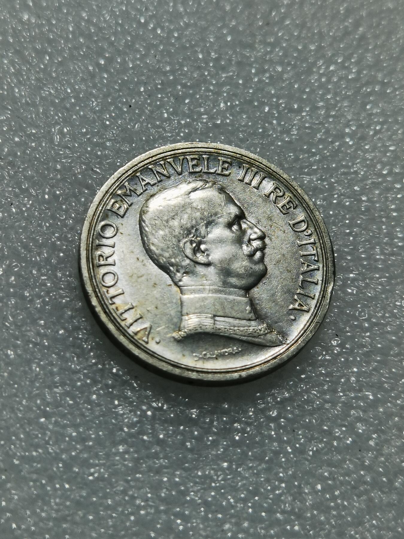 天下钱庄专场欢迎参拍 意大利胜利马车2里拉银币