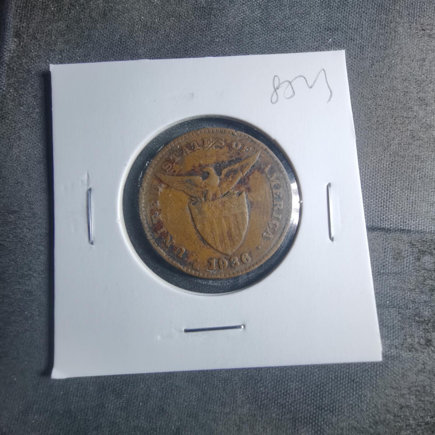 沼泽如烟--第885场 菲律宾1936年一分